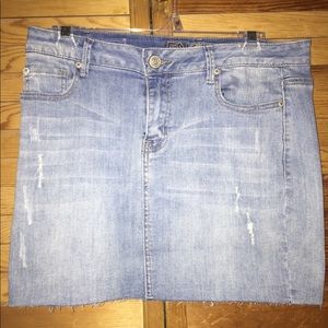 Denim Short Skirt